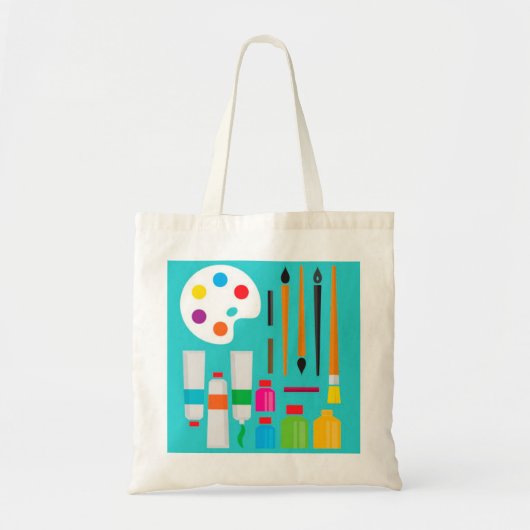 Kunststofvoorraad Design canvas tas (Voorkant)