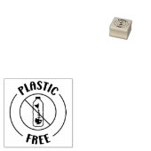 Kunststofvrij, aartsvriendelijk, rubberstempel (Gestempeld)