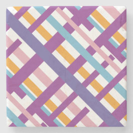 Kunststreep Stenen Onderzetter