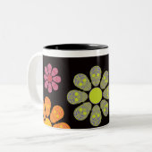 KUNSTSTROMEN TWEEKLEURIGE KOFFIEMOK (Voorkant links)