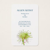 KUNSTSTS WITTE BEDRIJVEN EN CONTACTPROFIELKAARTEN VISITEKAARTJE (Achterkant)