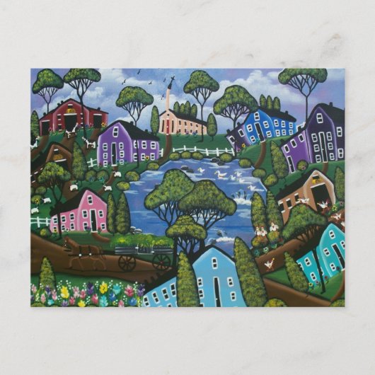 KUNSTSTSTOF VAN HET HARDE DOOR LORI-briefkaart Briefkaart (Voorkant)