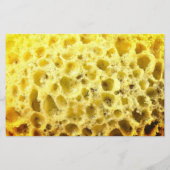 Kunststuk van spons, stijlvol, professioneel blauw flyer (Achterkant)