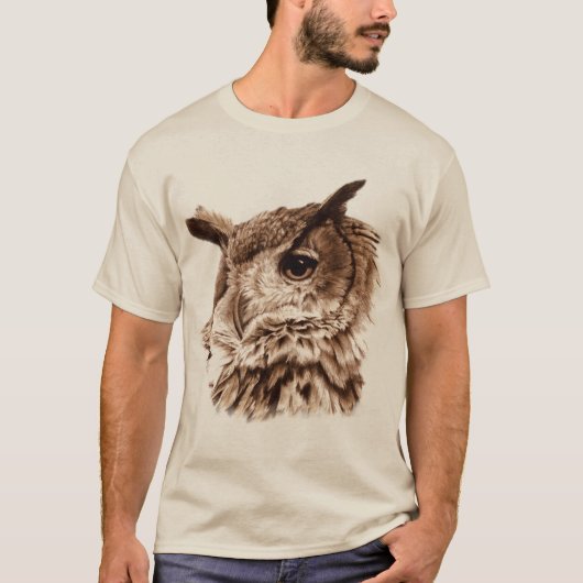 Kunstt-shirt met oudere en wijzer t-shirt (Voorkant)