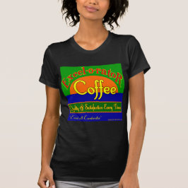 Kunstt T-shirt met het etiket van de Excel-koffee