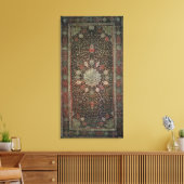 Kunsttapijt gemaakt voor de moskee in Ardabil Canvas Afdruk (Insitu (Woonkamer))