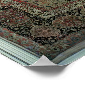 Kunsttapijt gemaakt voor de moskee in Ardabil Poster (Hoek)