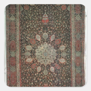 Kunsttapijt gemaakt voor de moskee in Ardabil Vierkante Sticker