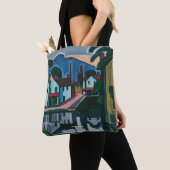 Kunsttassen met de "oude Kanaalhaven" Tote Bag (Dichtbij)