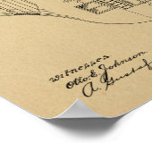 Kunsttekenafdrukken van het ODD-vliegtuig 1902 Poster (Hoek)