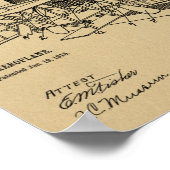 Kunsttekenafdrukken van het vliegtuig van het vlie poster (Hoek)