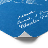 Kunsttekenafdrukken van het vliegtuig van het vlie poster (Hoek)