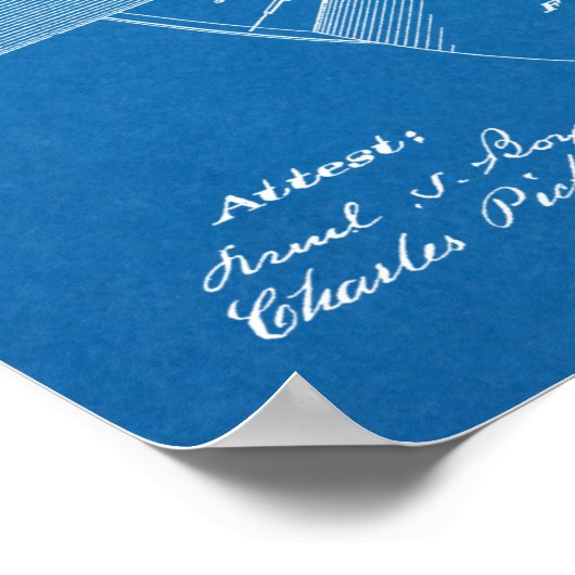 Kunsttekenafdrukken van het vliegtuig van het vlie poster (Hoek)