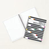 Kunsttekenboekje met naam notitieboek (Binnen)