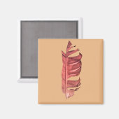 Kunsttekening mooi verfraaien, originele illustrat magneet (Voorkant / Achterkant)