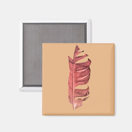 Kunsttekening mooi verfraaien, originele illustrat magneet (Voorkant / Achterkant)