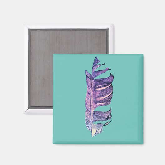 Kunsttekening mooi verfraaien, originele illustrat magneet (Voorkant / Achterkant)