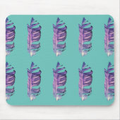 Kunsttekening mooi verfraaien, originele illustrat muismat (Voorkant)