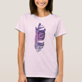 Kunsttekening mooi verfraaien, originele illustrat t-shirt (Voorkant)