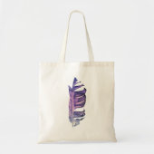 Kunsttekening mooi verfraaien, originele illustrat tote bag (Voorkant)