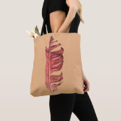 Kunsttekening mooi verfraaien, originele illustrat tote bag (Dichtbij)