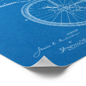 Kunsttekening van 1899 Militaire fietspatroon Poster (Hoek)