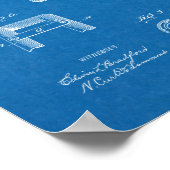 Kunsttekening van 1899 Militaire fietspatroon Poster (Hoek)