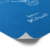 Kunsttekening van 1918 voor vliegtuigpatenten poster (Hoek)