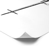 Kunsttekening van 1946 achterpropvliegtuig poster (Hoek)