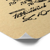 Kunsttekening van het oude luchtschip van 1911 poster (Hoek)