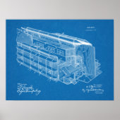 Kunsttekening van het vliegtuig van 1903 poster (Voorkant)