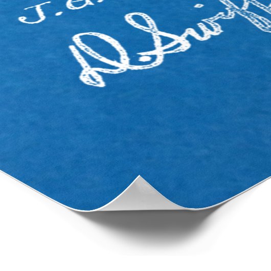 Kunsttekening van het vliegtuig van 1921 - Kunstsc Poster (Hoek)