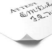 Kunsttekening van het vliegtuig van het vliegtuig poster (Hoek)