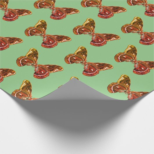 Kunsttekening wordt gekarteld cadeaupapier (Hoek)