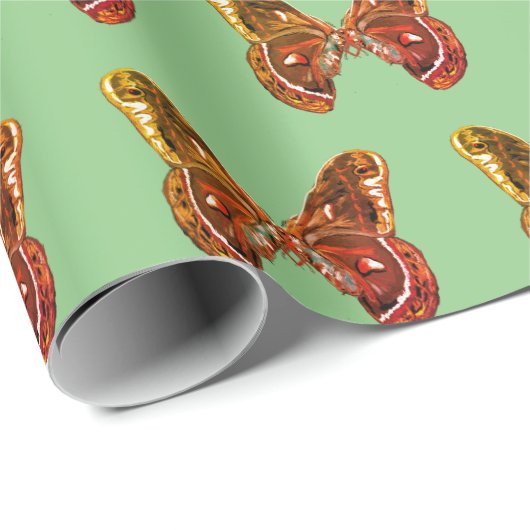 Kunsttekening wordt gekarteld cadeaupapier (Rol Hoek)