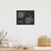 Kunsttekentekening 1951 meervoudig camera poster (Keuken)