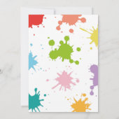 Kunsttekenverf Schort voor tekenverf Kaart (Achterkant)