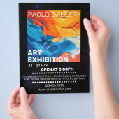 Kunsttentoonstelling Flyer (Hand)