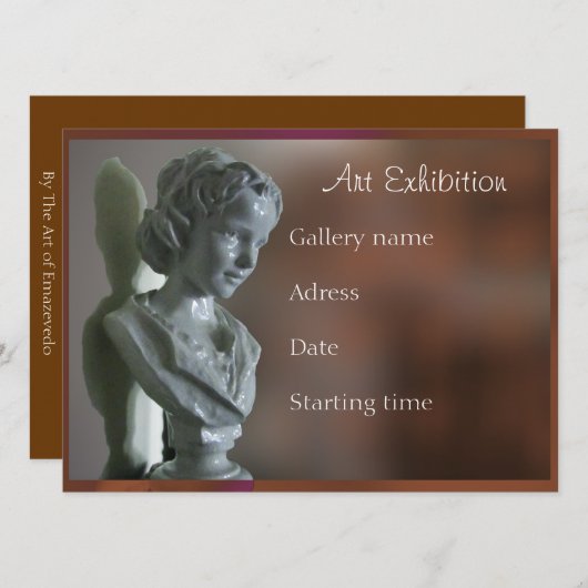 Kunsttentoonstelling Kaart (Voorkant / Achterkant)