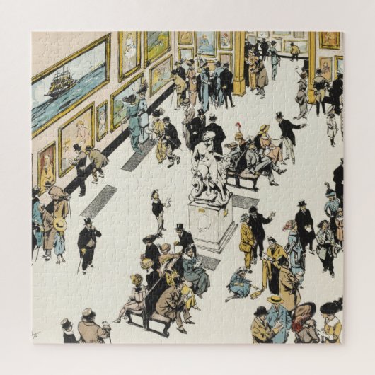 Kunsttentoonstelling, Royal Academy of Arts London Legpuzzel (Verticaal)