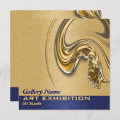 Kunsttentoonstelling show openen kaart (Voorkant / Achterkant)