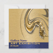 Kunsttentoonstelling show openen kaart (Voorkant)