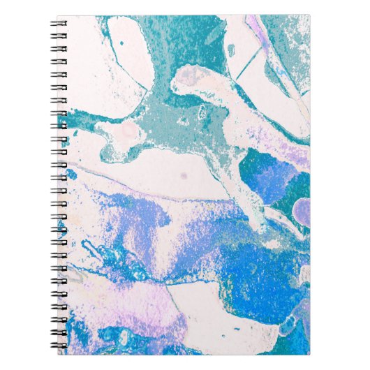 Kunsttextiel. Heldere Violet Border. Violet Art Notitieboek (Voorkant)