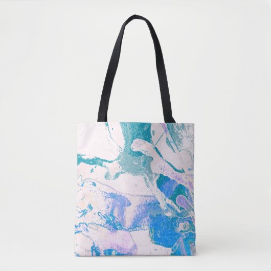 Kunsttextiel. Heldere Violet Border. Violet Art Tote Bag (Voorkant)