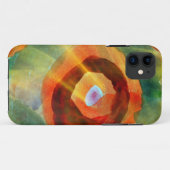 kunsttextuur abstract water groen, oranje, cirkel Case-Mate iPhone case (Achterkant (horizontaal))