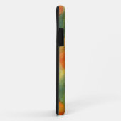 kunsttextuur abstract water groen, oranje, cirkel Case-Mate iPhone case (Achterkant/rechts)