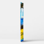 Kunsttextuur, creatieve olieachtergrond, gestript  Case-Mate iPhone case (Achterkant / Links)