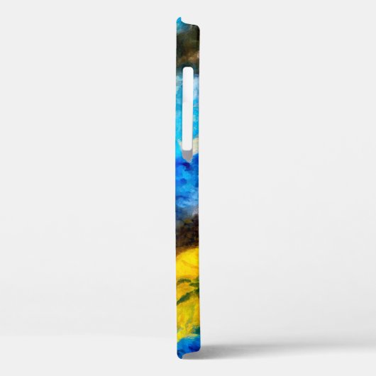 Kunsttextuur, creatieve olieachtergrond, gestript  Case-Mate iPhone case (Achterkant / Links)