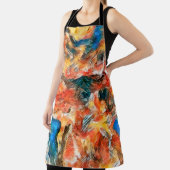 Kunsttextuur. Pictoriële illustraties. Creative mo Schort (Insitu)