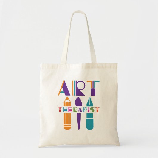 Kunsttherapist Tote Bag (Voorkant)
